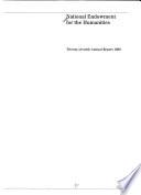 National Endowment for the Humanities ... Annual Report