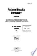 National Faculty Directory