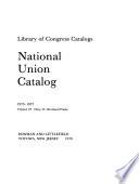 National Union Catalog