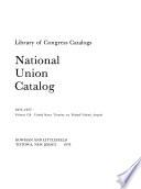 National Union Catalog
