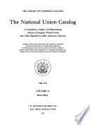 National Union Catalog