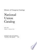 National Union Catalog