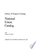 National Union Catalog