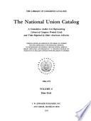 National Union Catalog