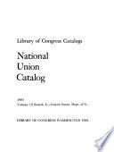 National Union Catalog