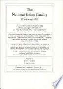 National Union Catalog