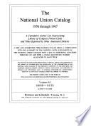 National Union Catalog