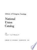 National Union Catalog
