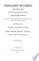 Negociación de límites en 1874 y 1875 entre los Estados Unidos de Venezuela y los Estados Unidos de Colombia