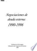 Negociaciones de deuda externa, 1990-1996
