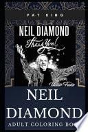Neil Diamond Adult Coloring Book