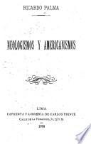 Neologismos y americanismos