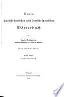 Neues spanisch-deutsches und deutsch-spanisches wörterbuch