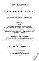 Neuestes und vollständigstes spanisch-deutsches und deutsch-spanisches Handwörterbuch