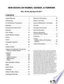 New Books on Women and Feminism