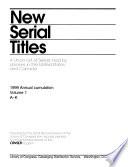 New Serial Titles