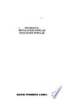 Nicaragua, revolución popular, educación popular