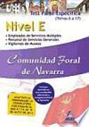 Nivel e comunidad foral de navarra. Test parte específica (temas 6 a 17)