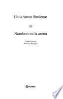 Nombres en la arena