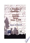 ¿Nombres o apellidos?