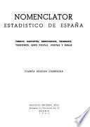 Nomenclator estadistico de España