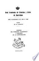Nómina del personal académico y anuario de la corporación