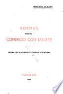 Normas para el comercio con Tanger
