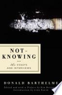 Not-Knowing