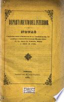 Notas canjeadas entre el Gobierno de la Confederacion Argentina y el de la provincia de Buenos Aires en los meses de Febrero, Marzo y Abril de 1858