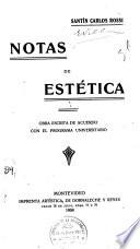 Notas de estética