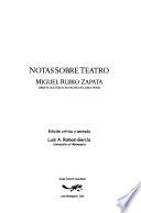 Notas sobre teatro