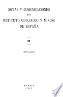 Notas y comunicaciones del Instituto Geológico y Minero de España