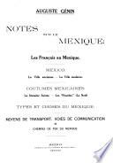 Notes sur le Méxique