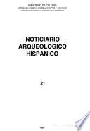 Noticiario arqueológico hispánico