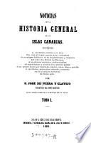 Noticias de la historia general de las Islas Canarias