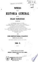 Noticias de la historia general de las Islas Canarias