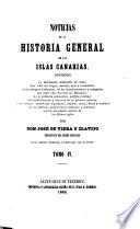 Noticias de la historia general de las Islas de Canaria
