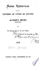 Noticias históricas de las comunas de Lomas de Zamora y Almirante Brown (Adrogué)