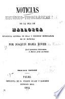 Noticias histórico-topográficas de la isla de Mallorca