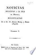 Noticias relativas á la isla de Menorca. Cuaderno 1-7
