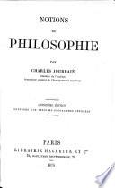 Notions de philosophie