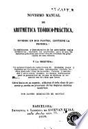 Novísimo manual de aritmética teórico-práctica