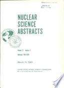 Nuclear Science Abstracts