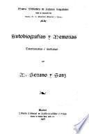 Nueva biblioteca de autores españoles: Autobiografias y memorias