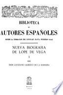 Nueva Biografia de Lope de Vega