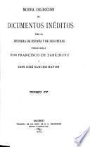 Nueva colección de documentos inéditos para la historia de España y de sus Indias