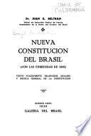 Nueva constitución del Brasil (con las enmiendas de 1935)