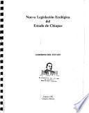 Nueva legislación ecológica del Estado de Chiapas