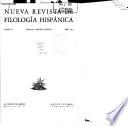 Nueva revista de filología hispánica