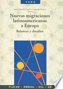 Nuevas migraciones latinoamericanas a Europa